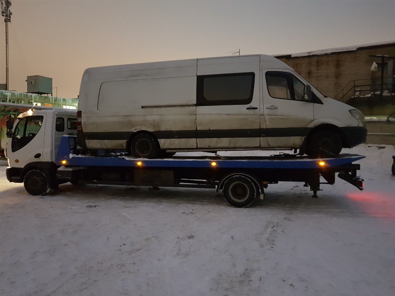 Эвакуация автомобиля после ДТП